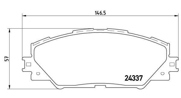 MAGNETI MARELLI Комплект тормозных колодок, дисковый тормоз 363700483071